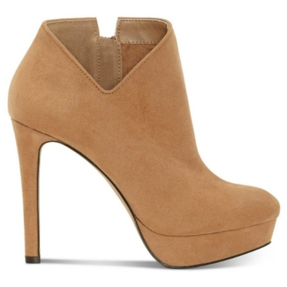 Jessica Simpson Raxen Platform Booties - Hazelnut 7M - Picture 2 of 2